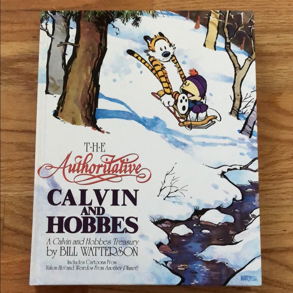 The Authoritative Calvin and Hobbes Book Hardcover - Excellent condition